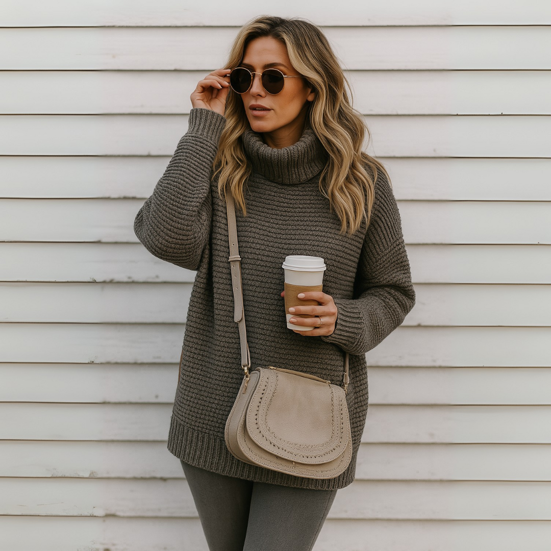 Suéter Feminino Oversized de Tricot