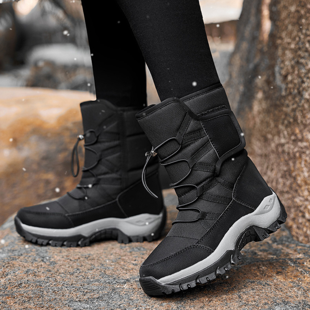 Bota Feminina de Inverno Forrada Impermeável