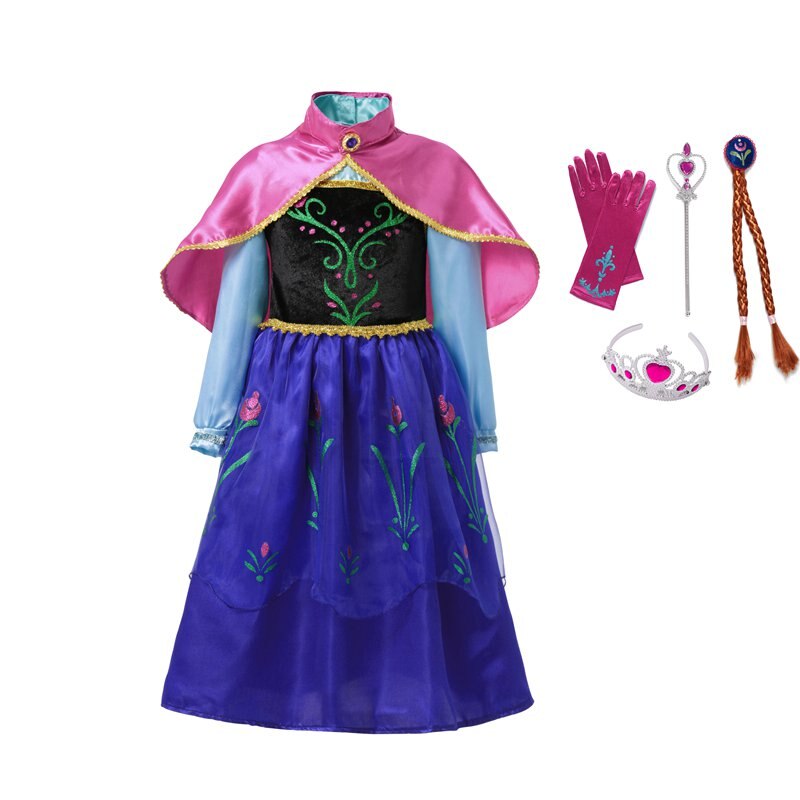 Vestido Fantasia Princesa Anna - Frozen