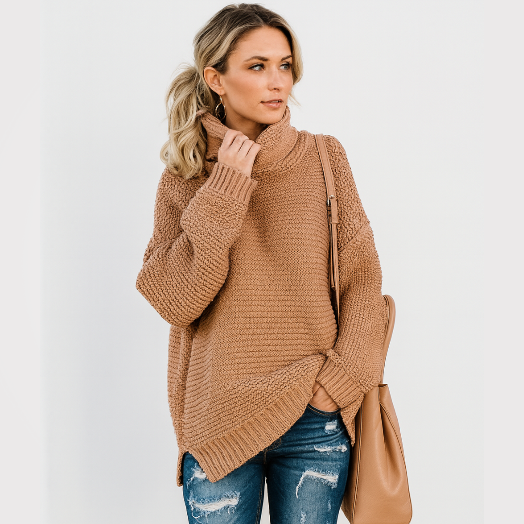 Suéter Feminino Oversized de Tricot