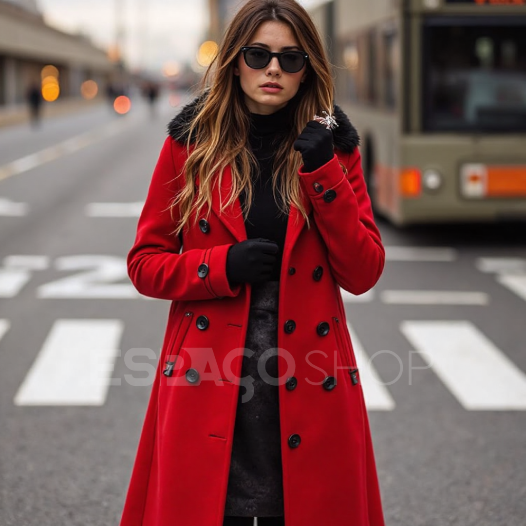 Casaco Feminino de Lã Batida Alelí
