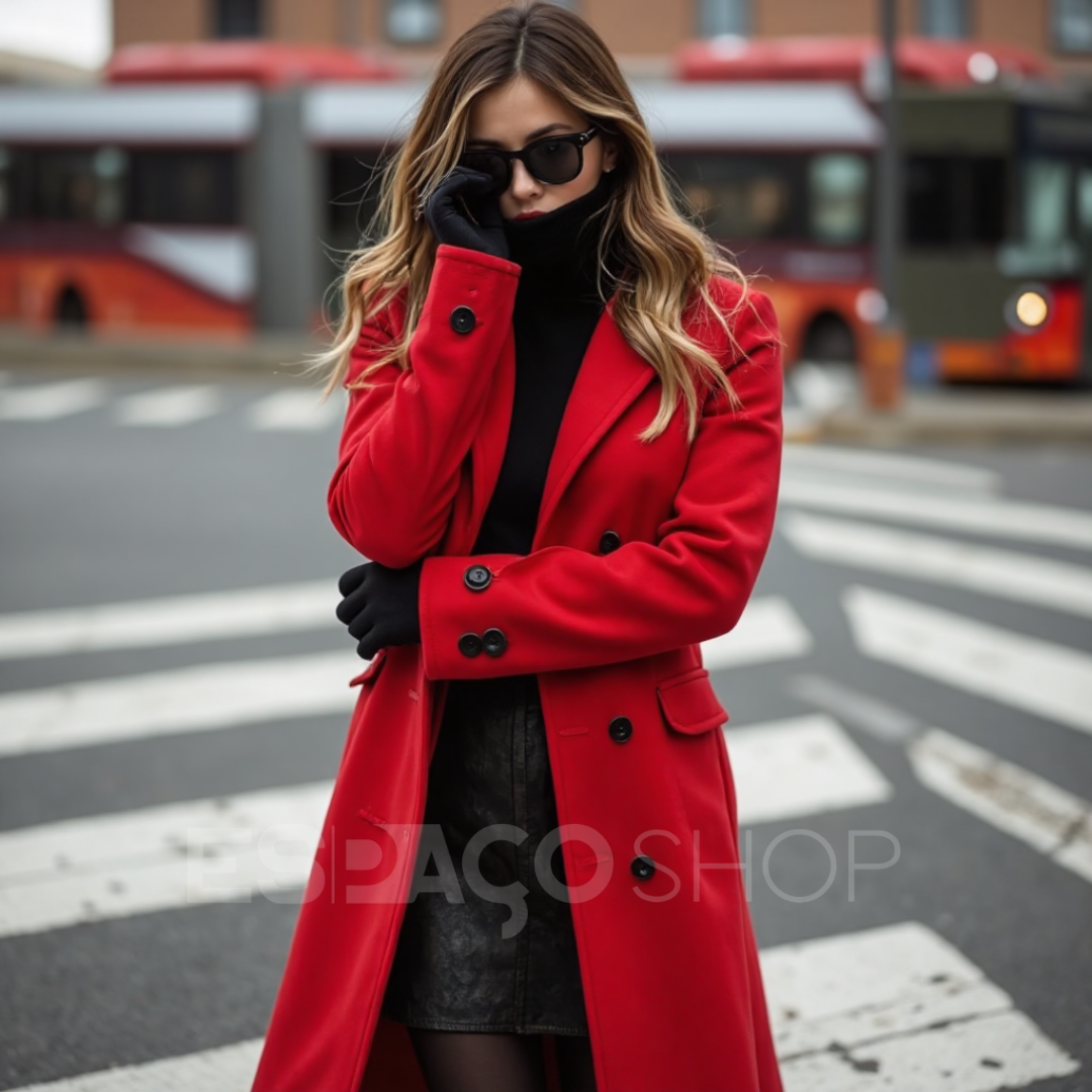 Casaco Feminino de Lã Batida Alelí