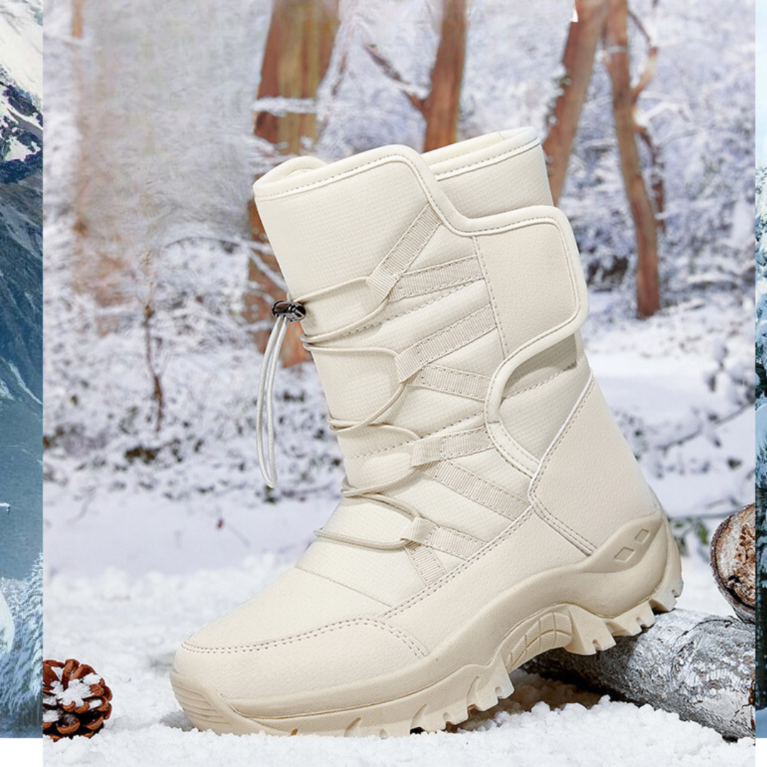 Bota Feminina de Inverno Forrada Impermeável