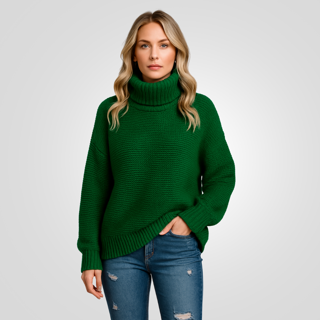 Suéter Feminino Oversized de Tricot