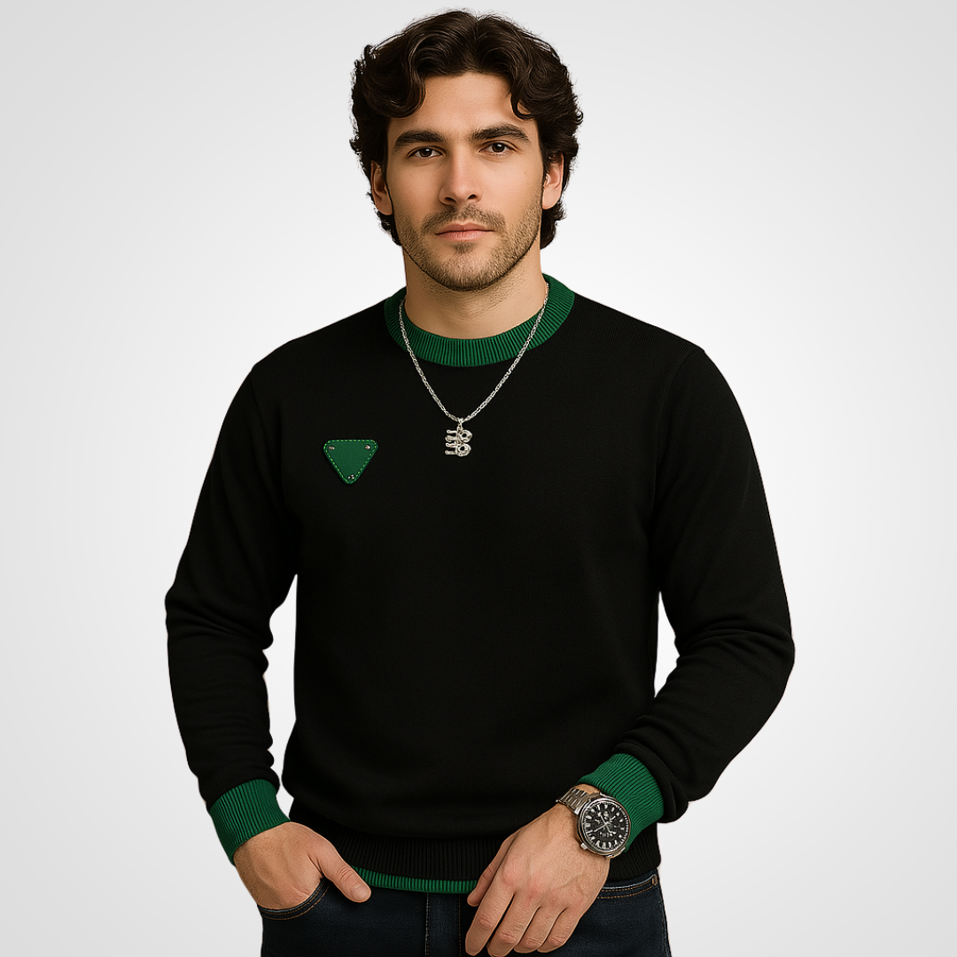 Suéter Masculino Premium Branco de Tricô