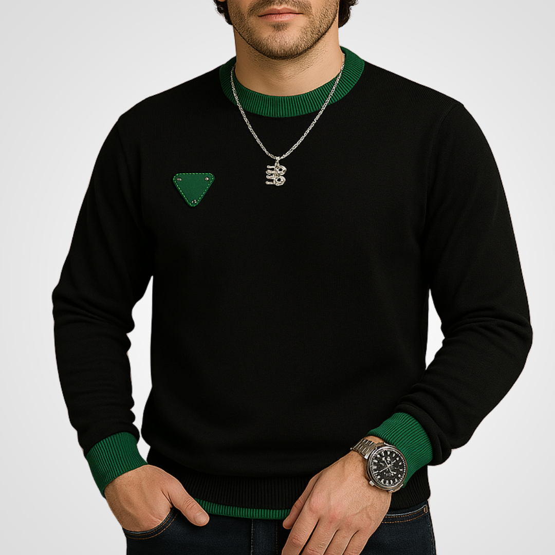 Suéter Masculino Premium Branco de Tricô