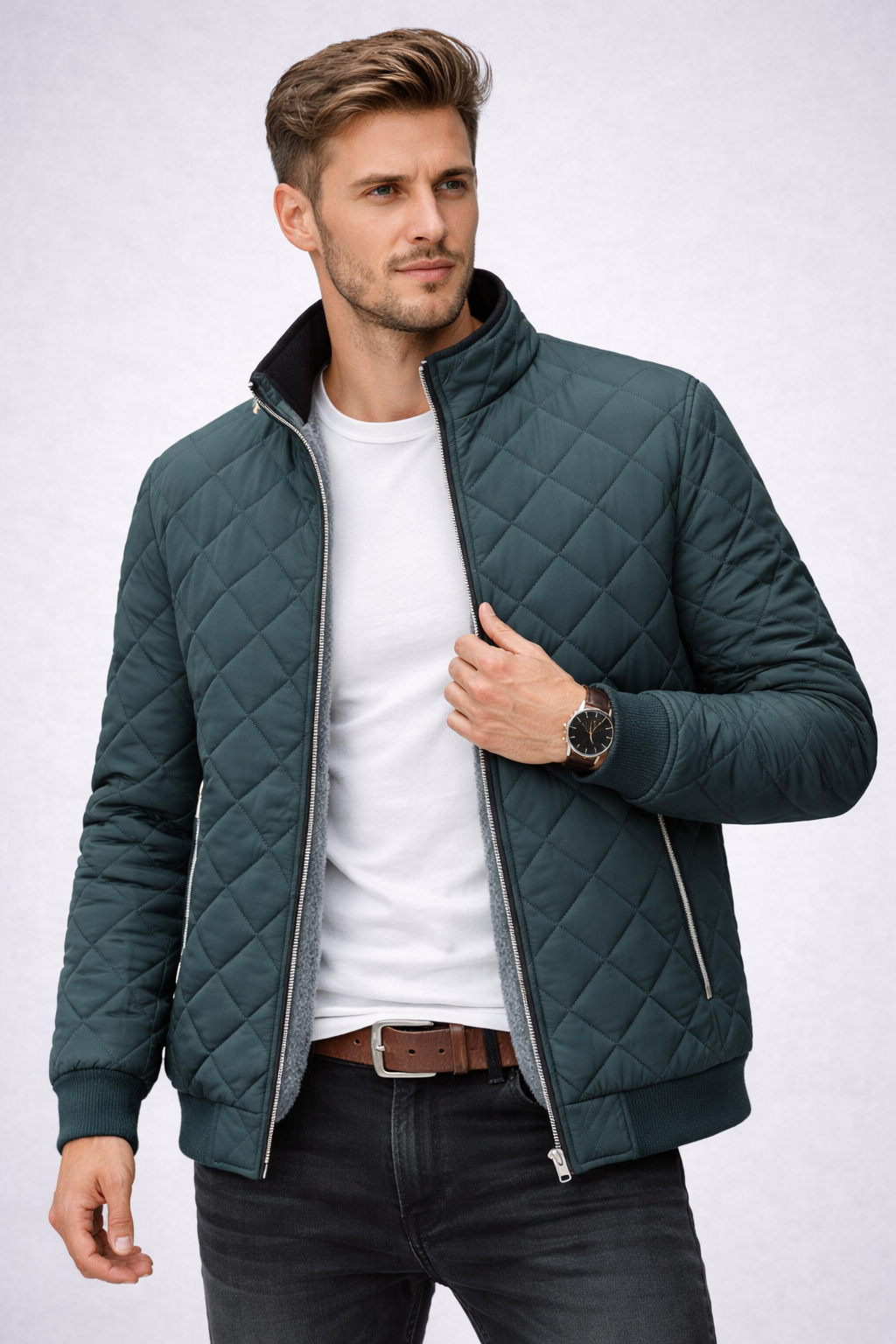 Jaqueta Masculina Térmica Polar Forrada Premium