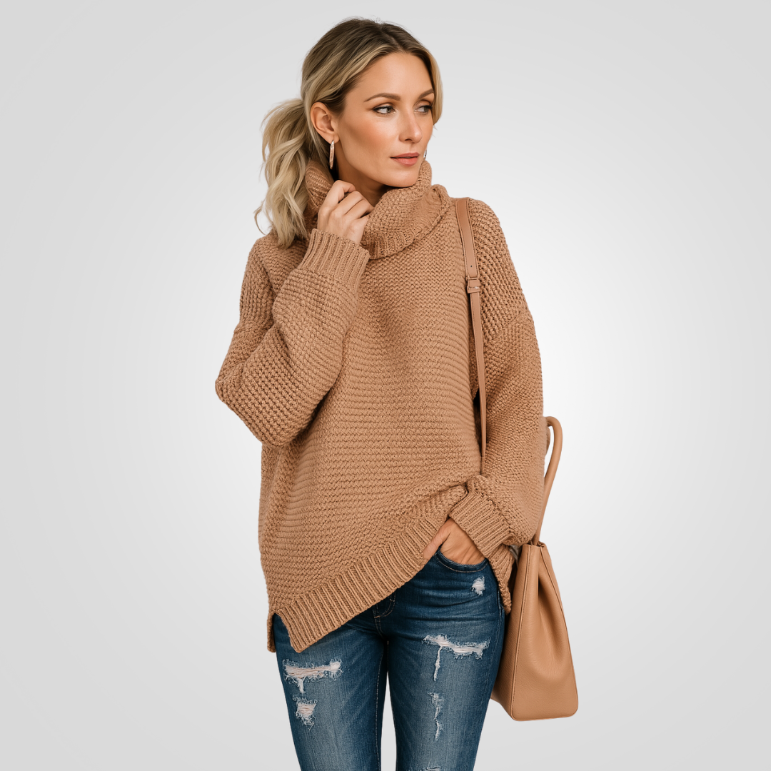 Suéter Feminino Oversized de Tricot