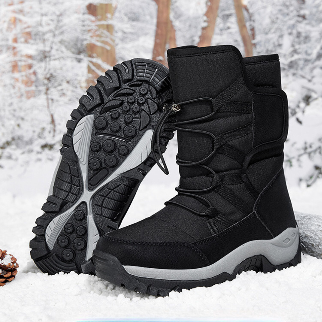 Bota Feminina de Inverno Forrada Impermeável