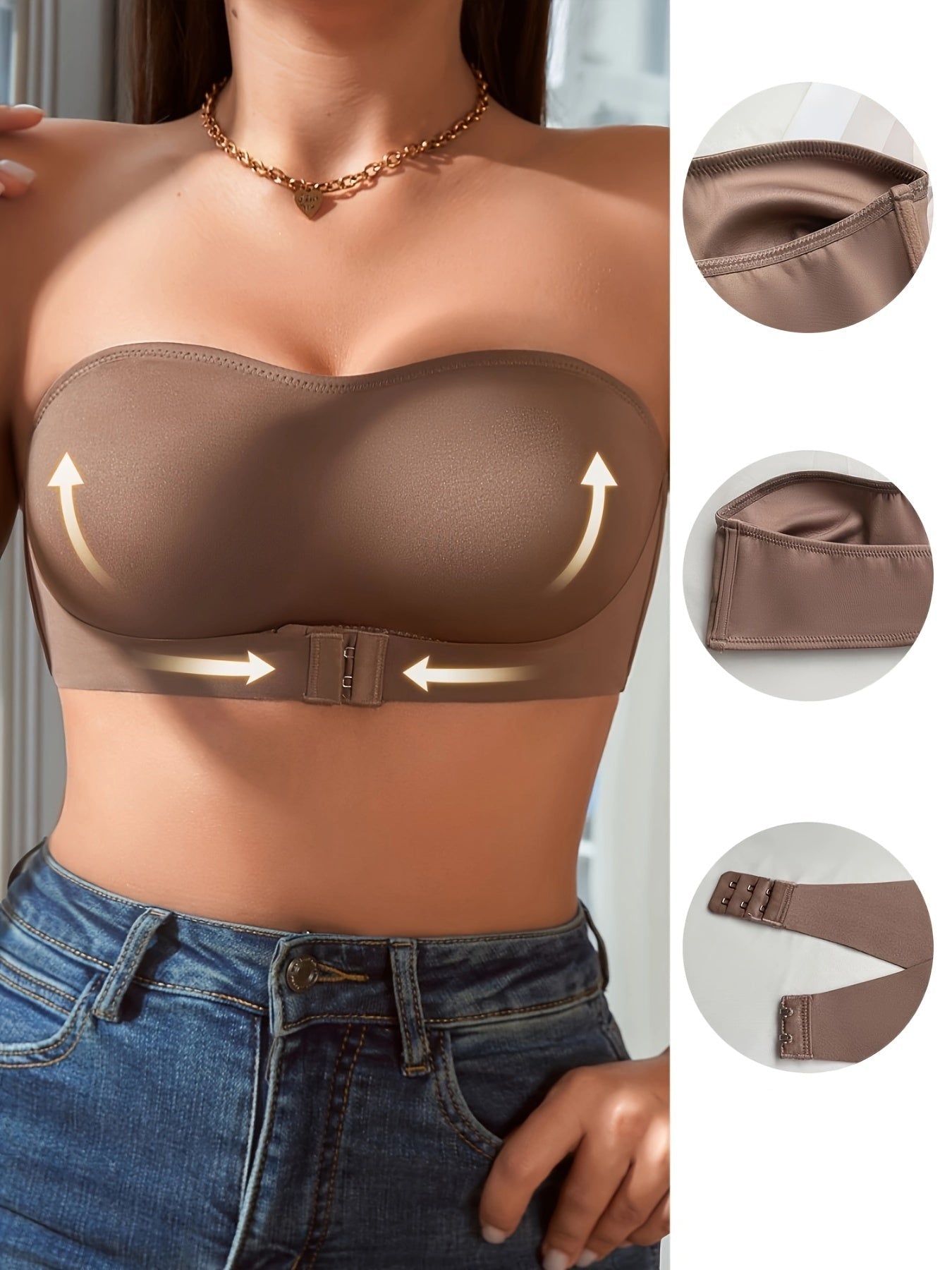 Sutiã Tomara que Caia Push Up Antiderrapante