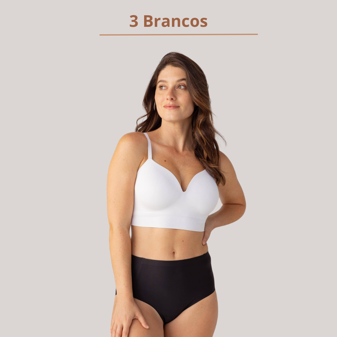 Sutiã Modelador Sem Fio LinfoConfort - Compre 1 Leve 3