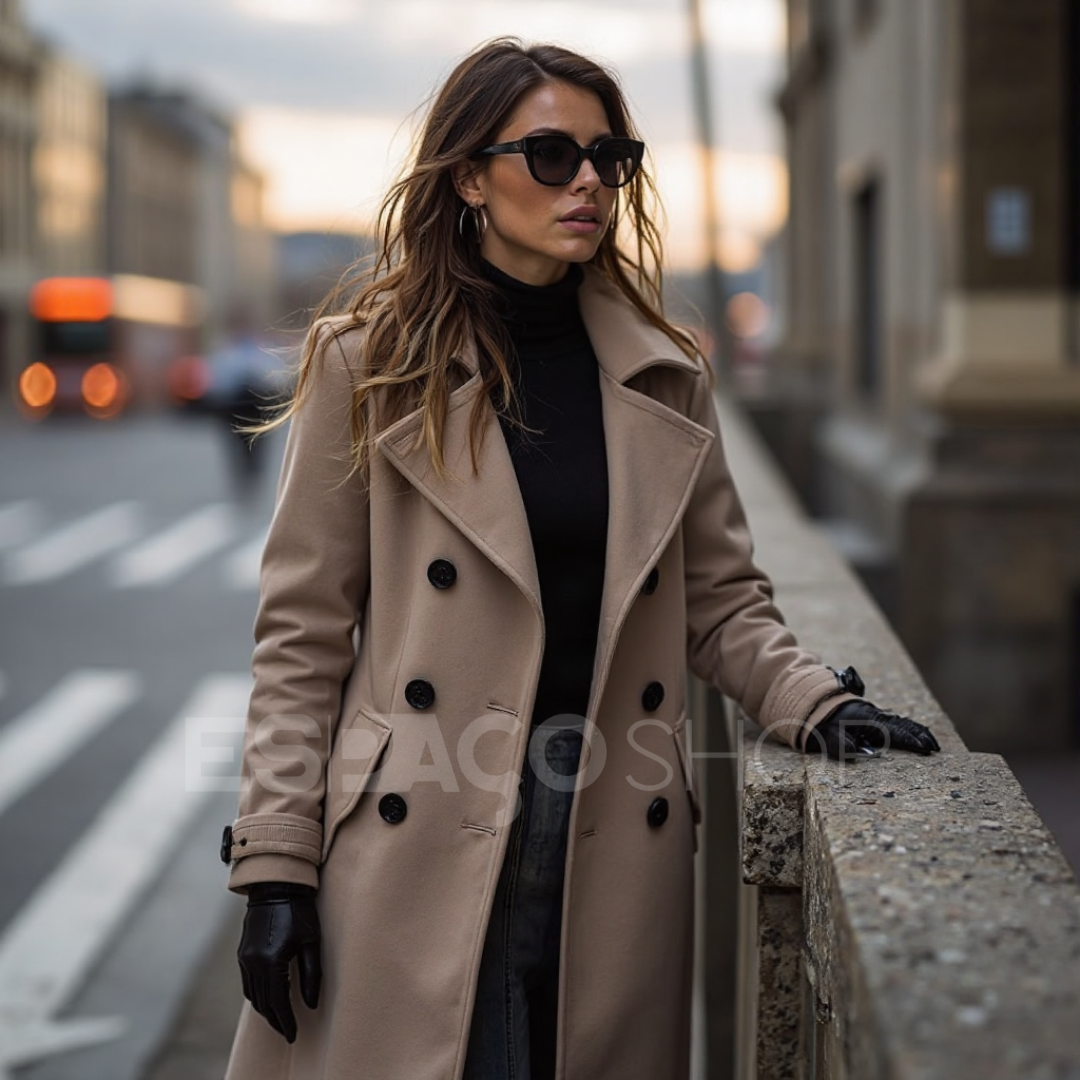 Casaco Feminino de Lã Batida Alelí