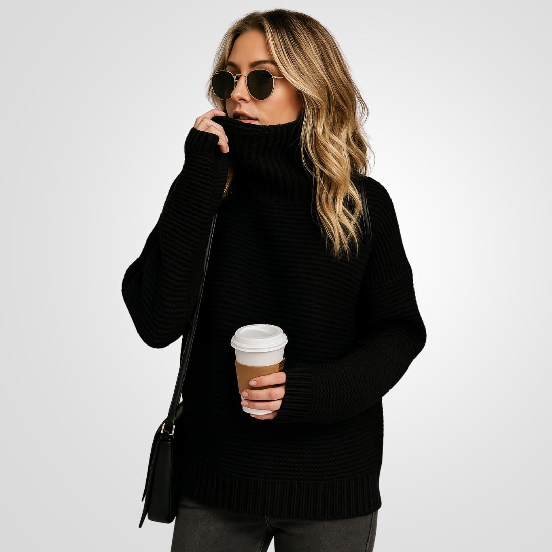 Suéter Feminino Oversized de Tricot