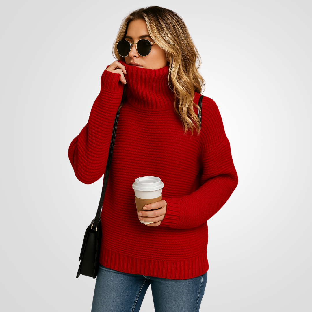 Suéter Feminino Oversized de Tricot