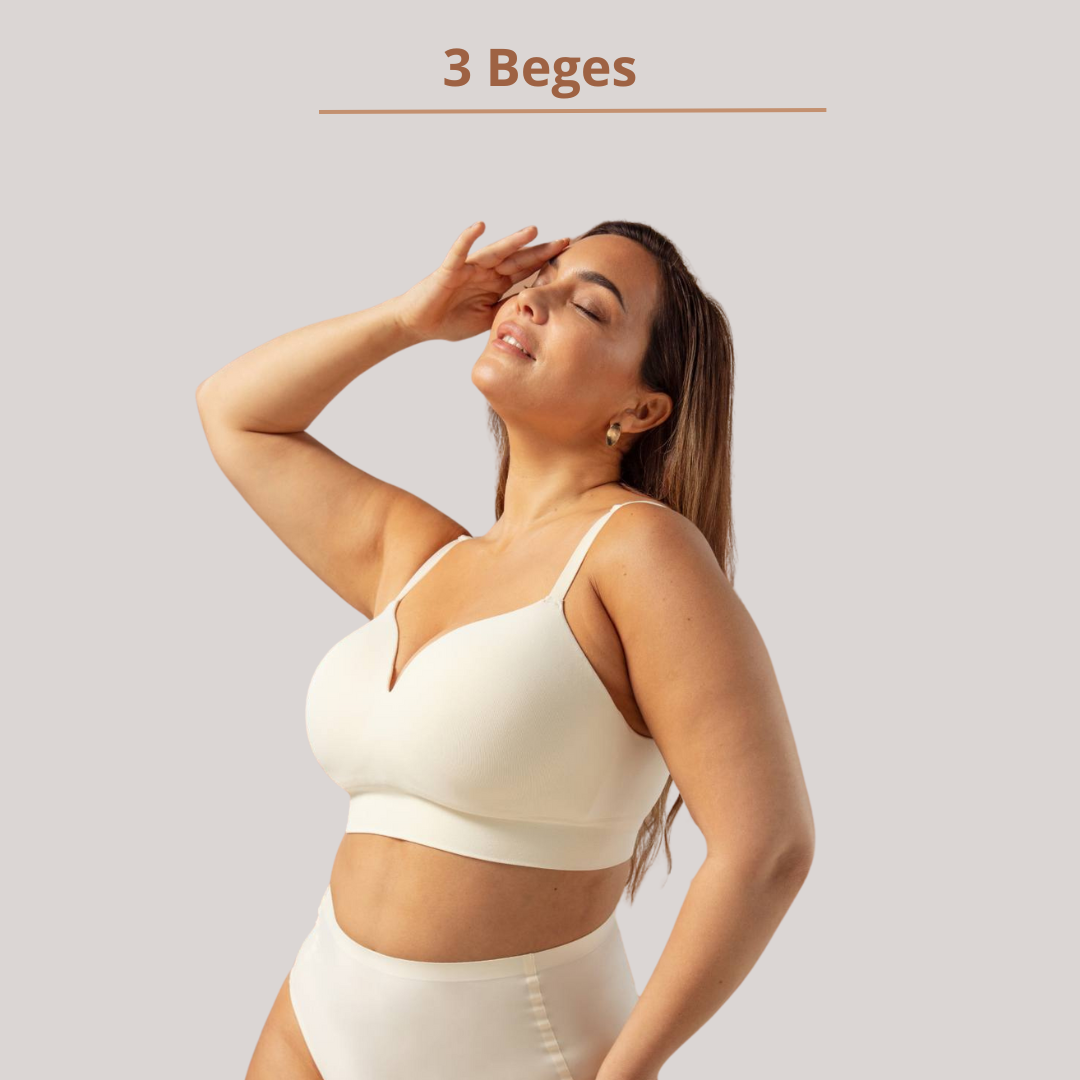 Sutiã Modelador Sem Fio LinfoConfort - Compre 1 Leve 3