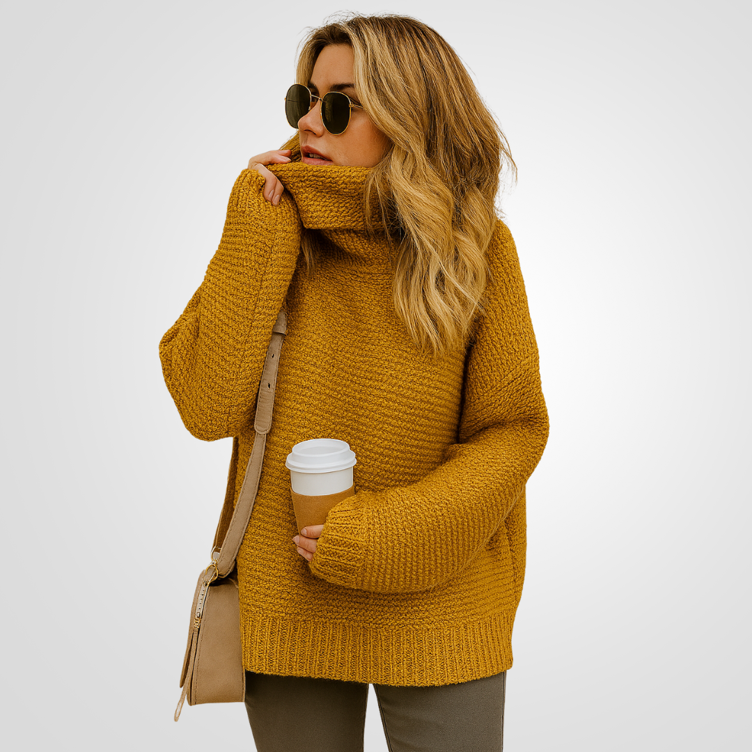 Suéter Feminino Oversized de Tricot