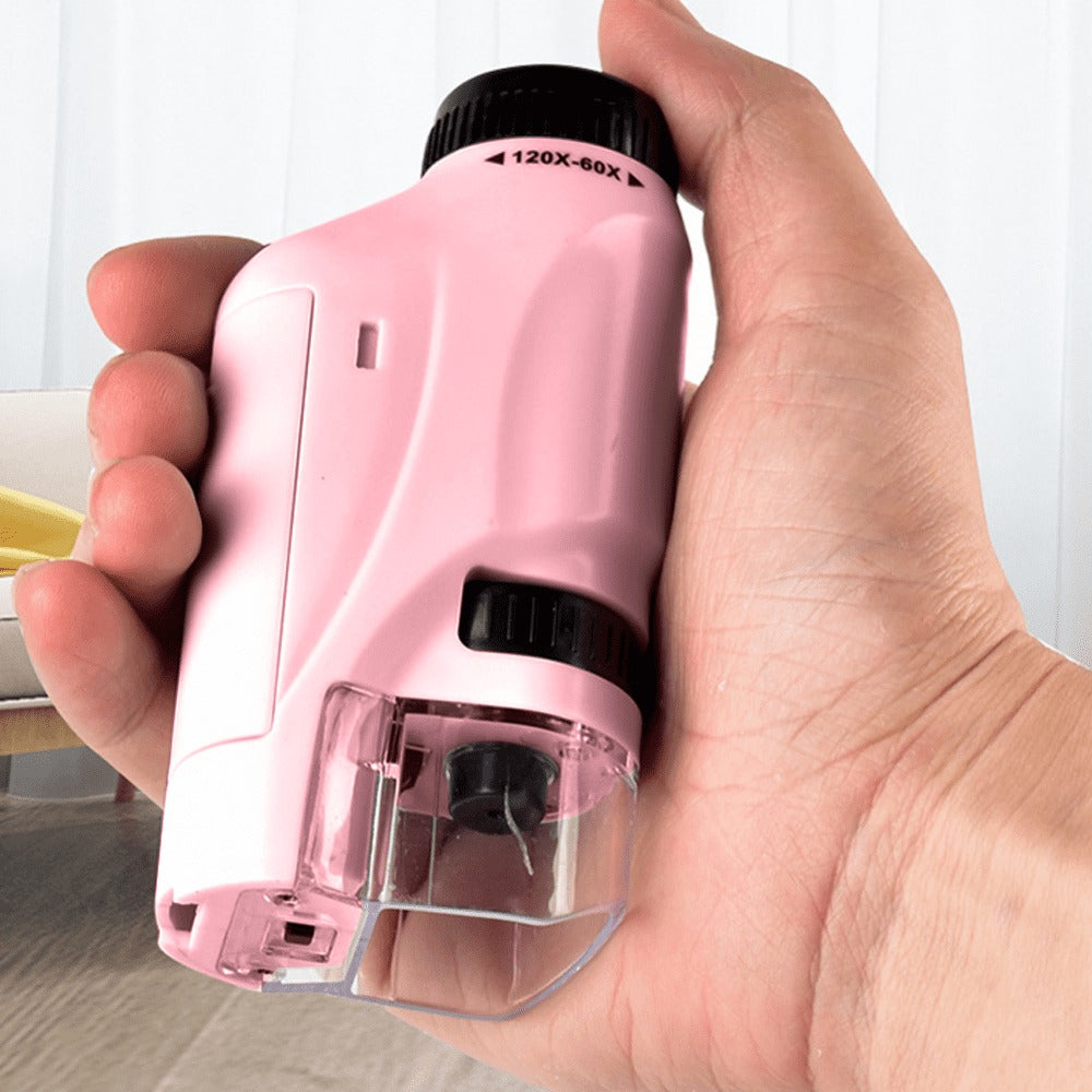 Mini Microscópio Portátil MUNDO CIÊNCIA