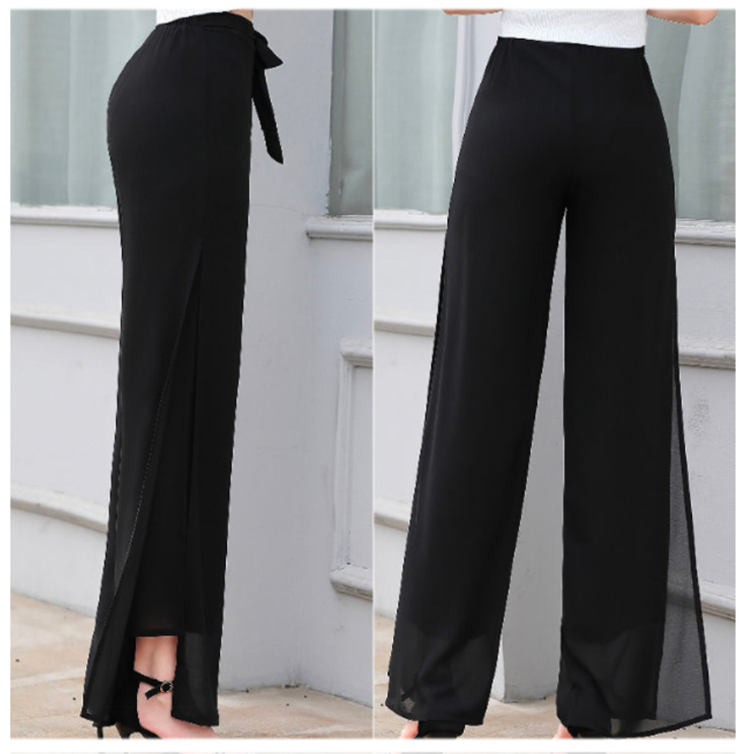 Calça em Chiffon Dupla Camada