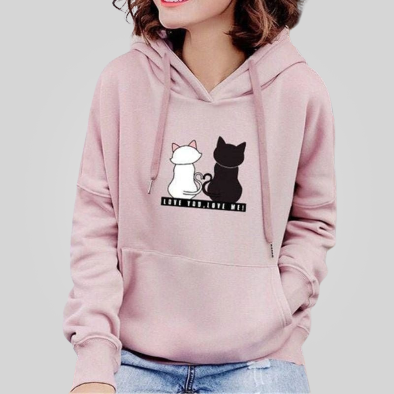Moletom Feminino Cats Love