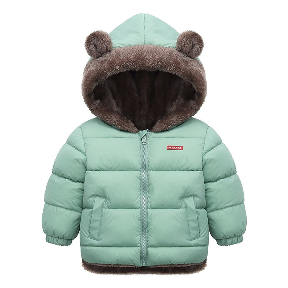 Jaqueta Infantil Puffer Peluciada - Bear
