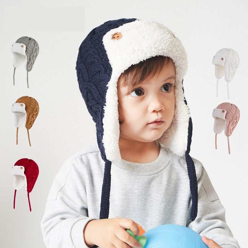 Gorro Infantil Tricot Peluciado