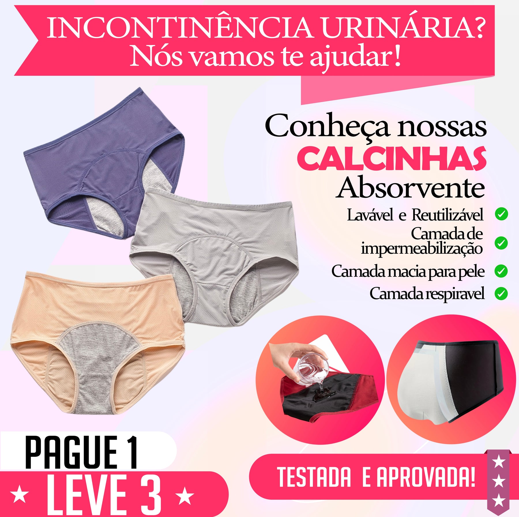 CALCINHA ABSORVENTE