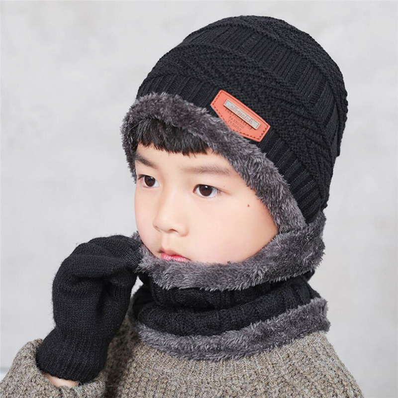 Kit Inverno Infantil Touca Gorro e Cachecol + Brinde