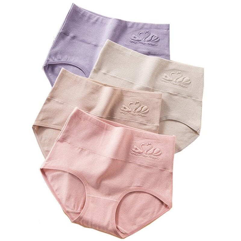 Kit 4 Calcinhas Plus Size Beauty Algodão