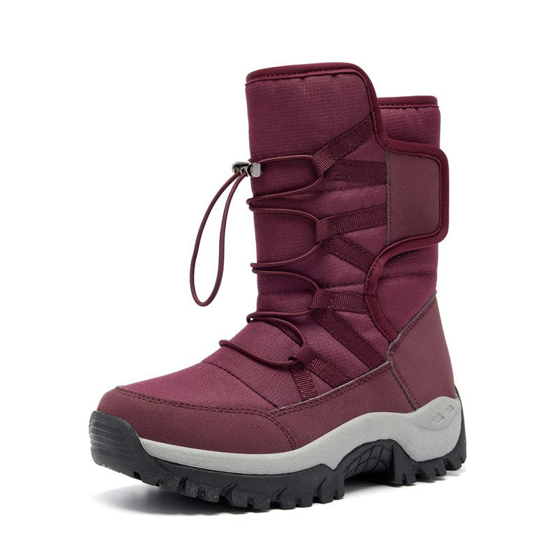 Bota Feminina de Inverno Forrada Impermeável