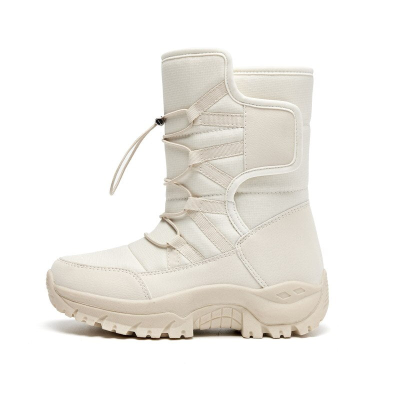 Bota Feminina de Inverno Forrada Impermeável