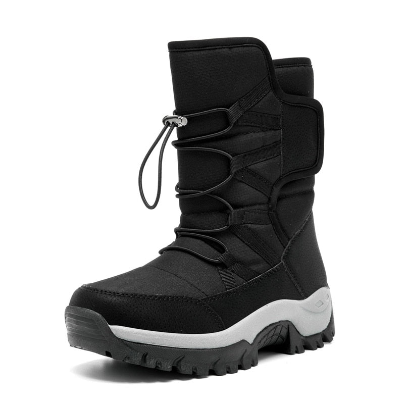 Bota Feminina de Inverno Forrada Impermeável