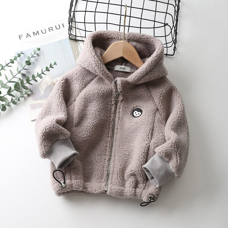 Jaqueta Infantil Fleece com Capuz