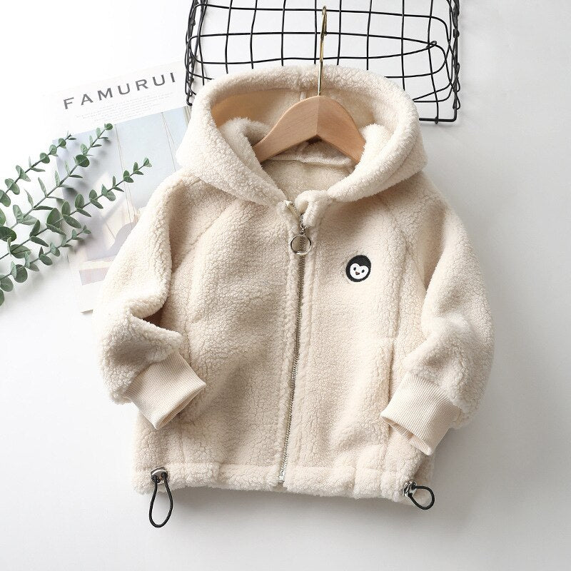 Jaqueta Infantil Fleece com Capuz
