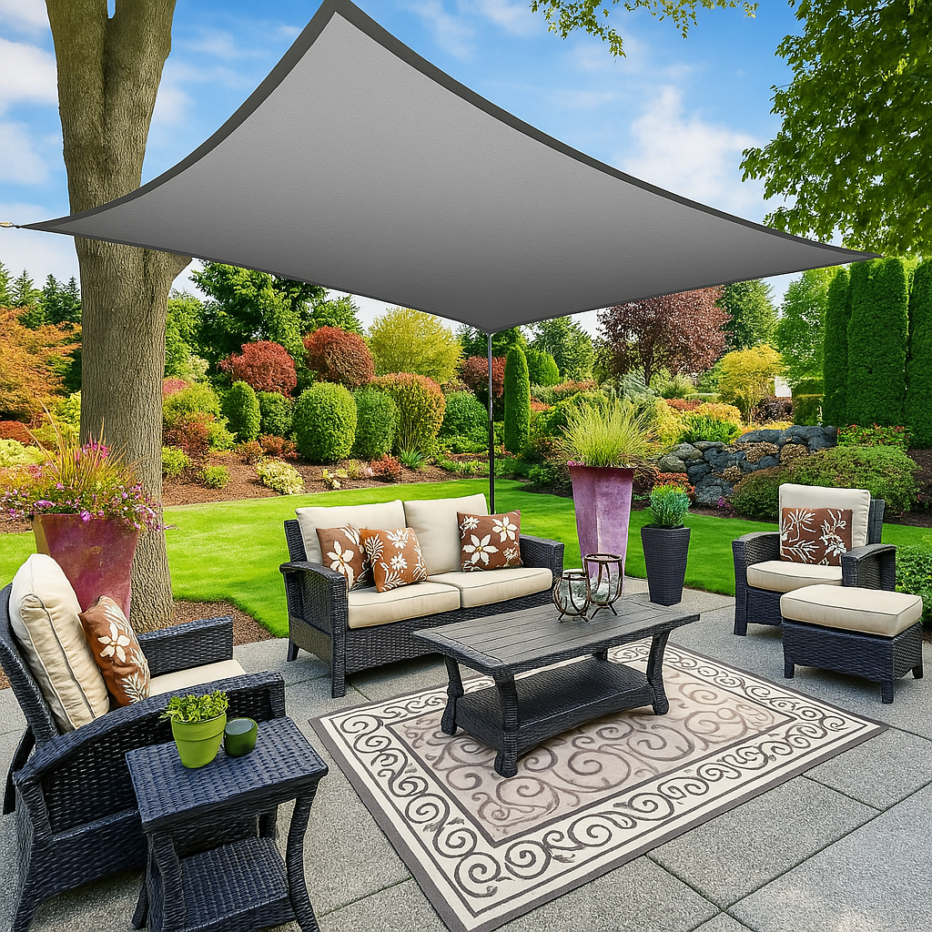 Toldo Portátil com Proteção UV – Impermeável, Leve e Flexível para Camping e Praia