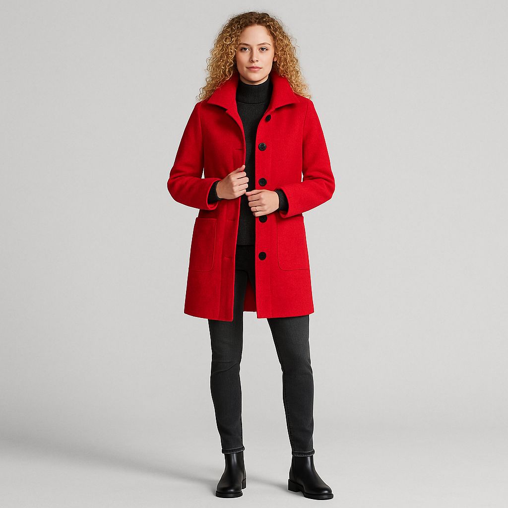 Casaco Feminino de Lã Batida Bercy