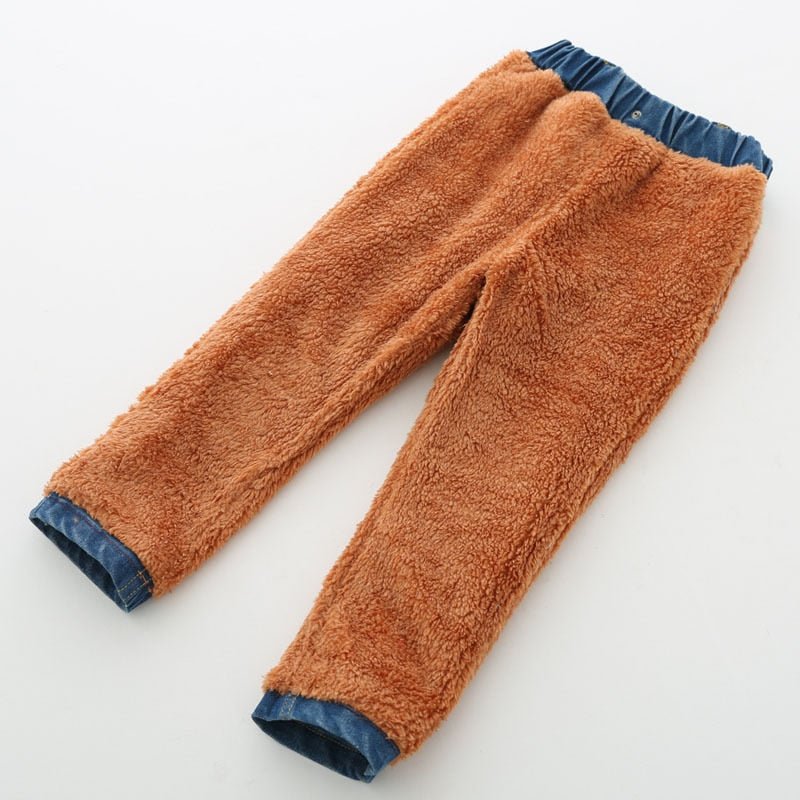 Calça Infantil Masculina Jeans Peluciada