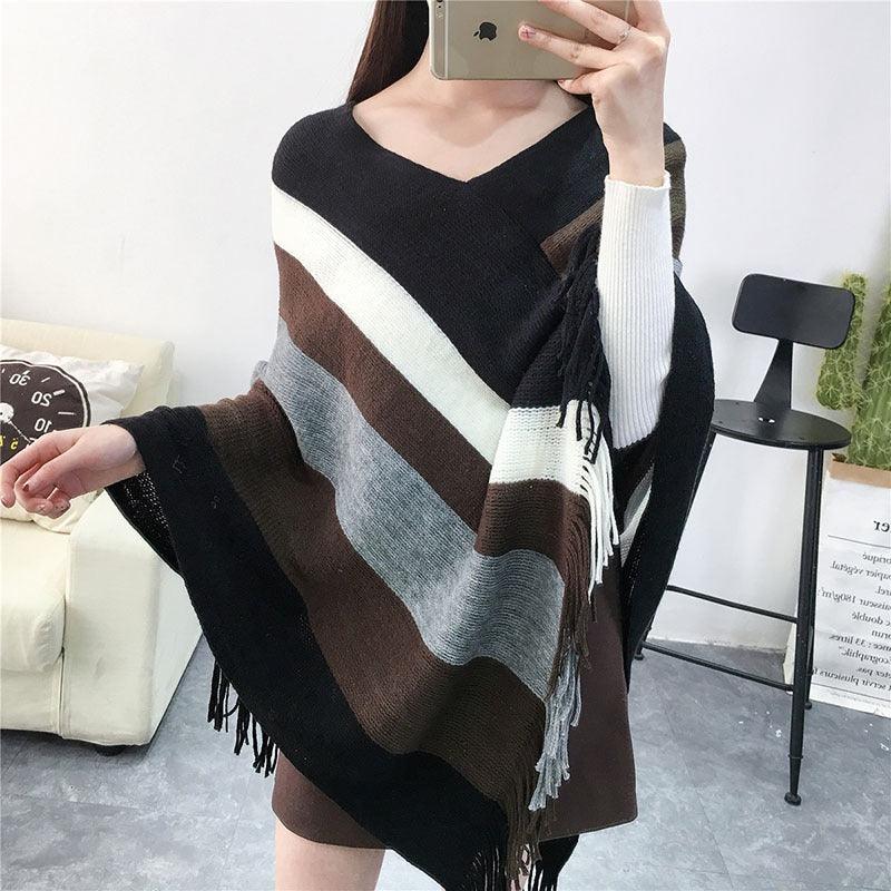Poncho Feminino de Inverno - Shawl