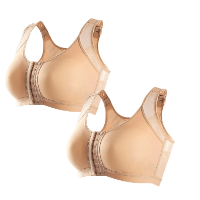 Kit 2 Sutiãs com Fecho Frontal - Posture Comfort