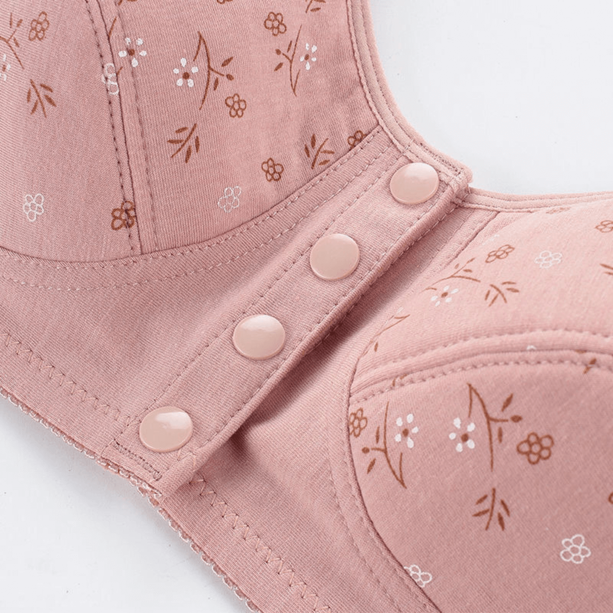 Sutiã sem Bojo de Algodão com Fecho Frontal - Soft Plus