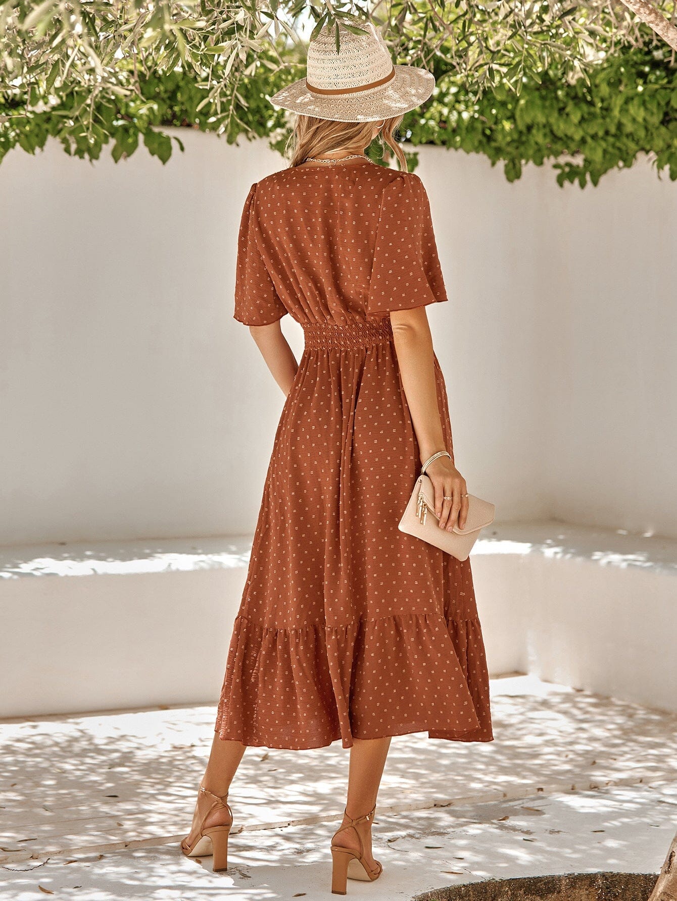 Vestido Marbella Longo Decote V Vestido EP01