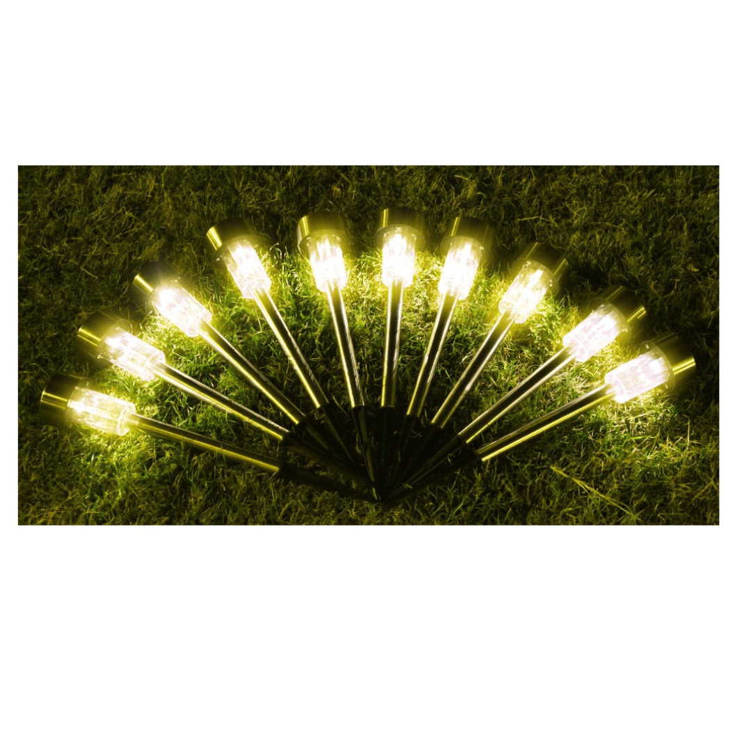 Luminária de Led Solar Para Jardim Á Prova D' Água Espaço Shop