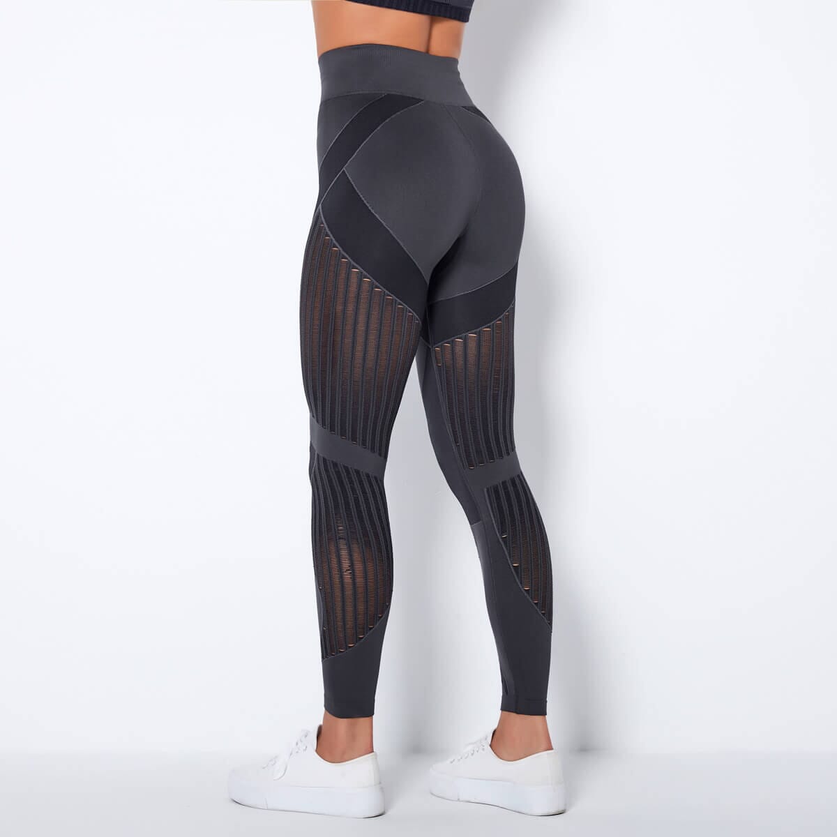 Calça Legging SportFit Mesh Calça Legging L01 CinzaEscuro PP