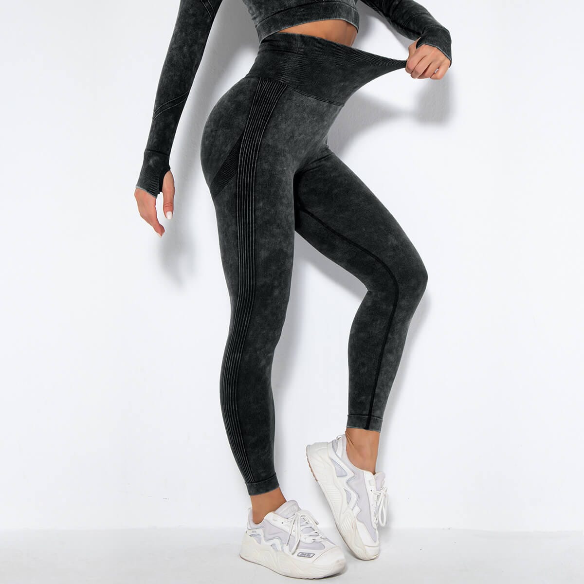 Calça Legging Seamless Feather Calça Legging L01 Preto P