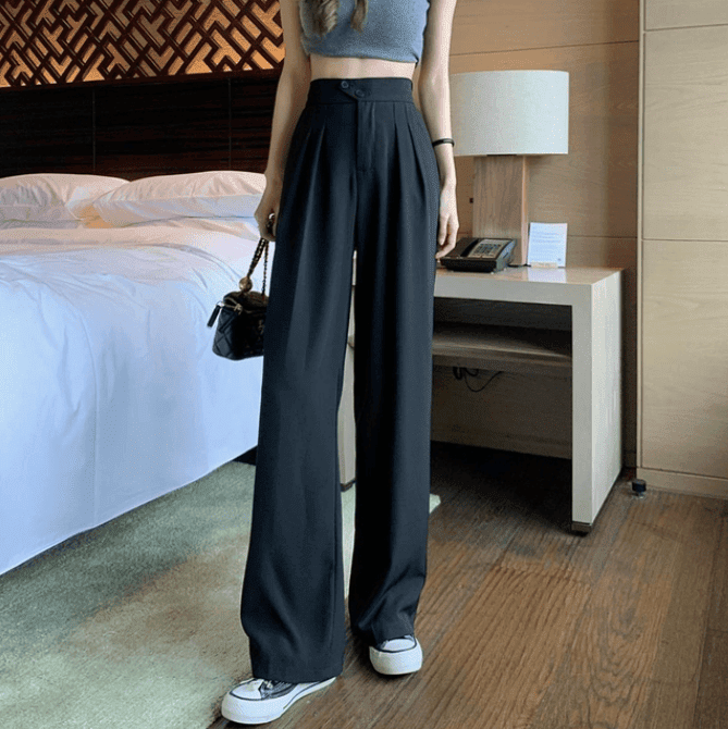 Calças de pernas largas Ceramic Tourmaline Ionic Flat Iron Hair Straightener ESPACO SHOP