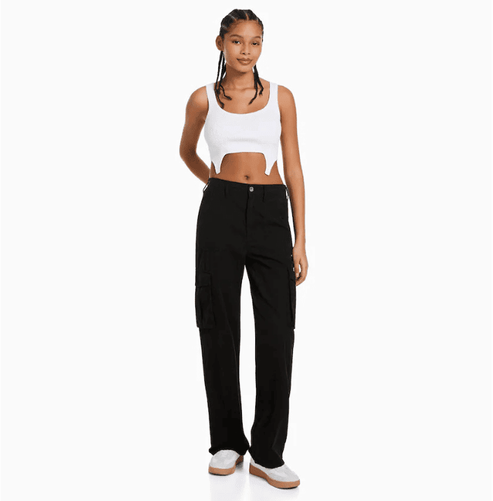 Calça Cargo - Curvas Perfeitas - Mais Vendido calca cargo ESPAÇO SHOP