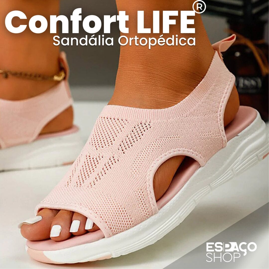 Sandália Ortopédica Confort Life® Espaco Shop