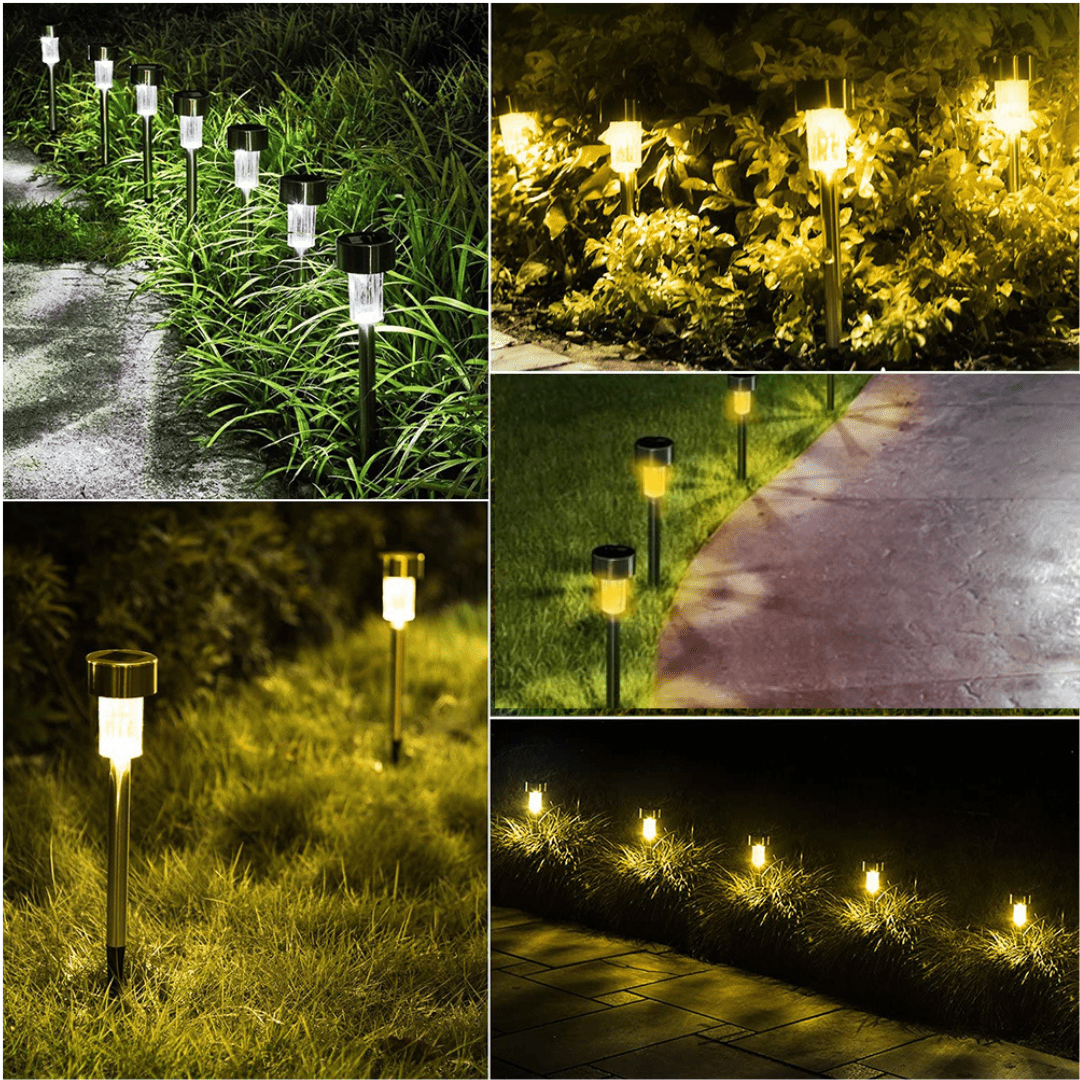Luminária de Led Solar Para Jardim Á Prova D' Água Espaço Shop