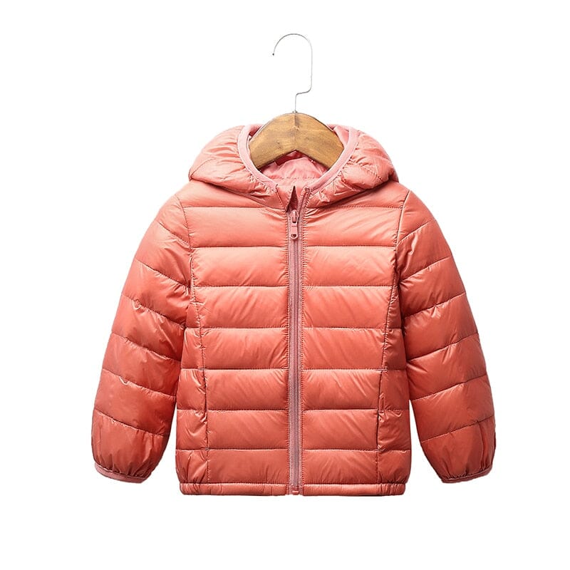 Jaqueta Puffer infantil OutWear Espaço Shop Vermelho Visco 3 Anos