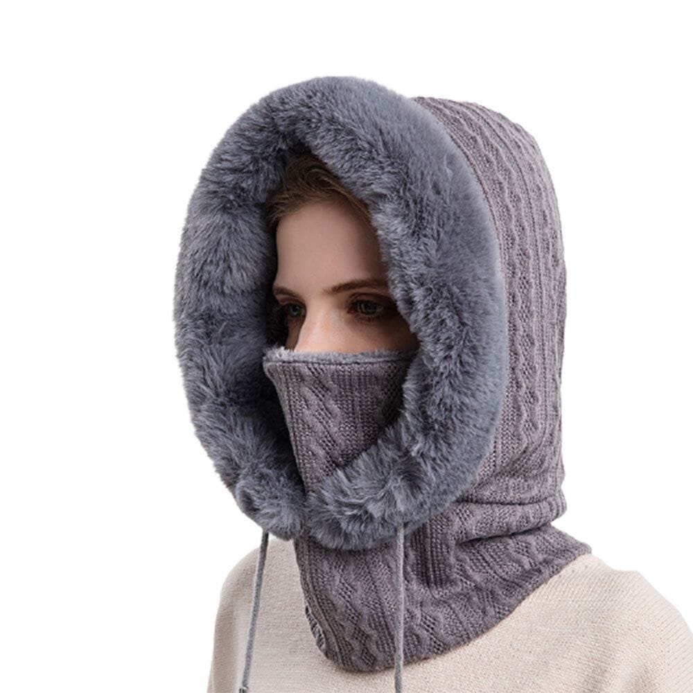 Gorro de Pelúcia Feminino Espaço Shop Cinza
