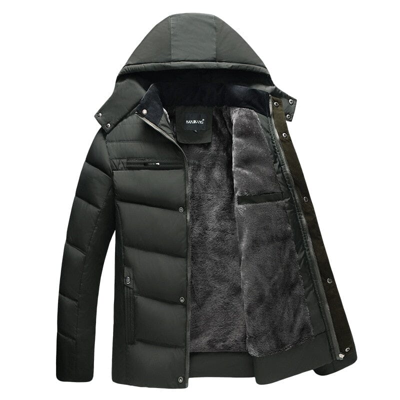 Jaqueta Forrada OverCoat casaco 06 Espaço Shop Verde P
